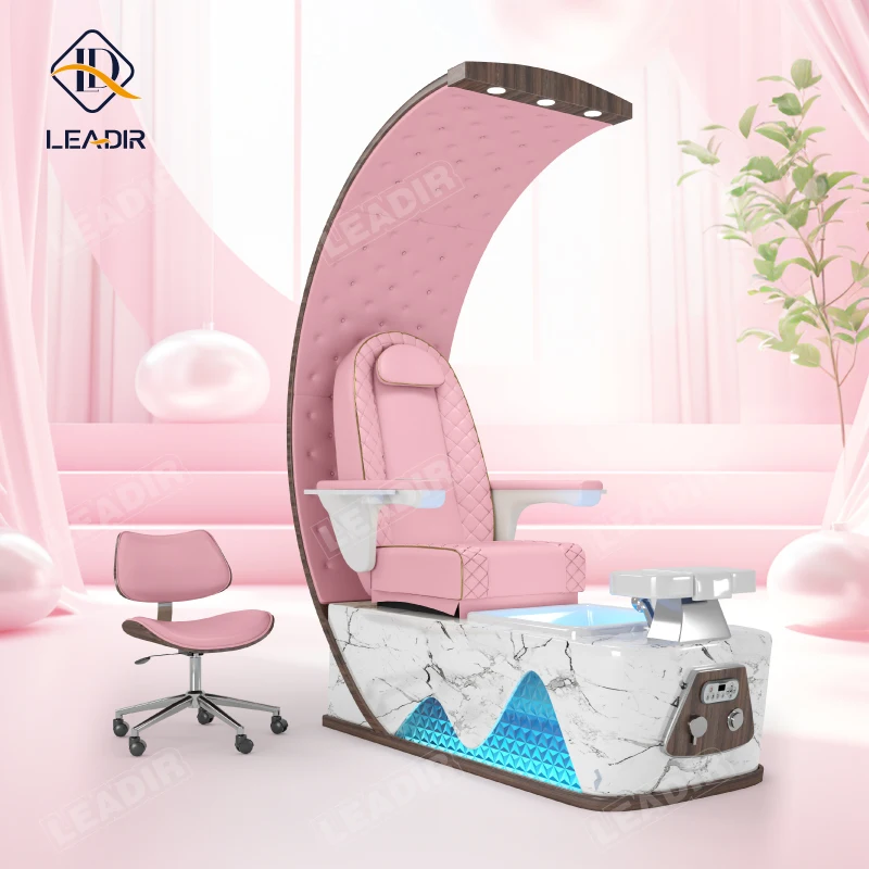 Modern Electric Foot Massage Chair Wholesale Salon Furniture Manicure Pedicure Chair Nail Salon PU Leather Spa Pedicure Chair