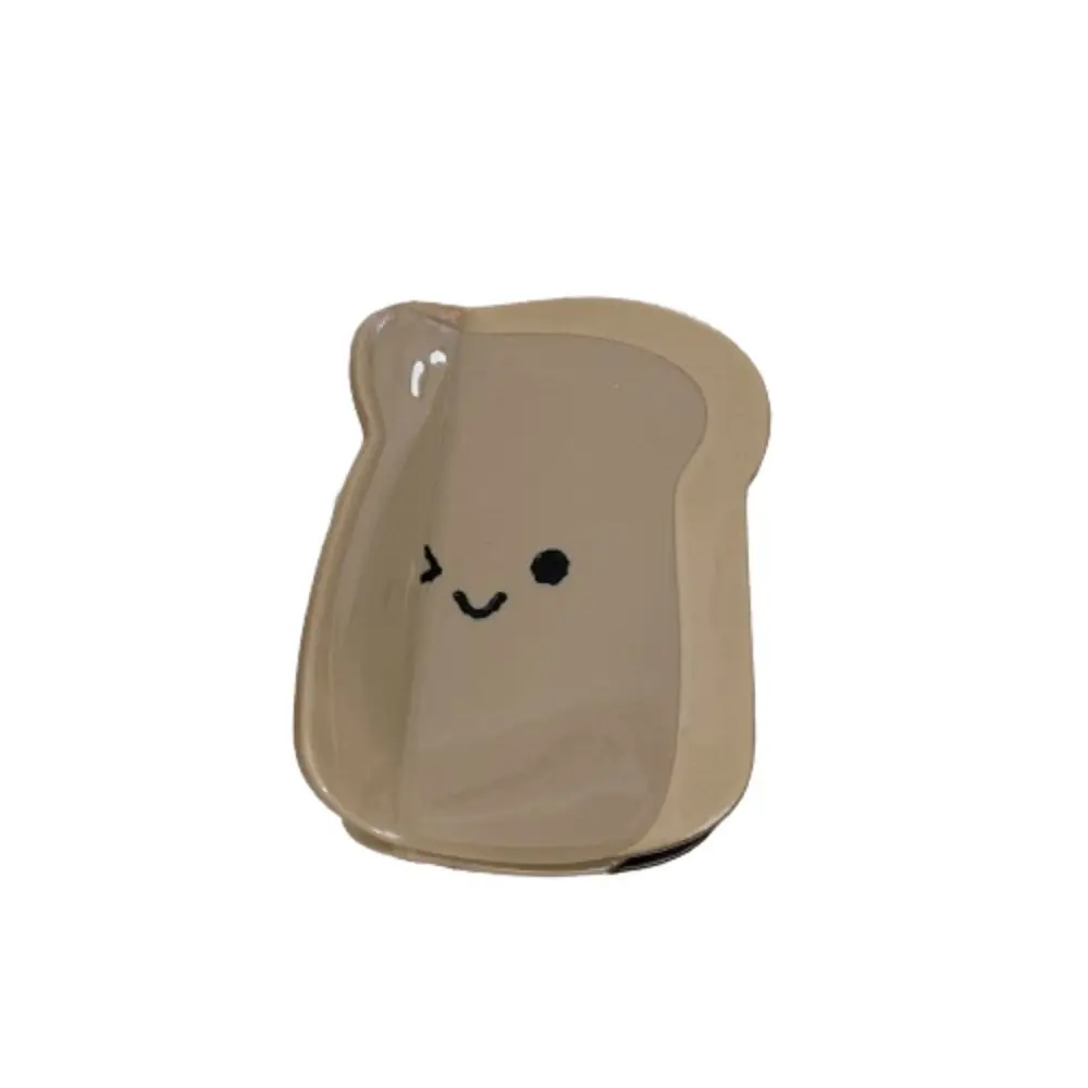 Cartoon Acetic Acid Grab Clip Acetic Acid Grab Clip Bread Shape Hair Claw Headdress Hair Accessories Croissant Claw Clip