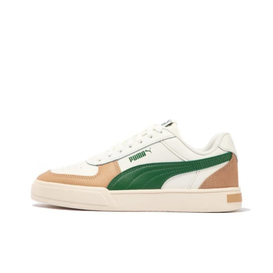 PUMA Caven Abrasion Resistant Low top Skateboard Shoes Unisex White 399398-05