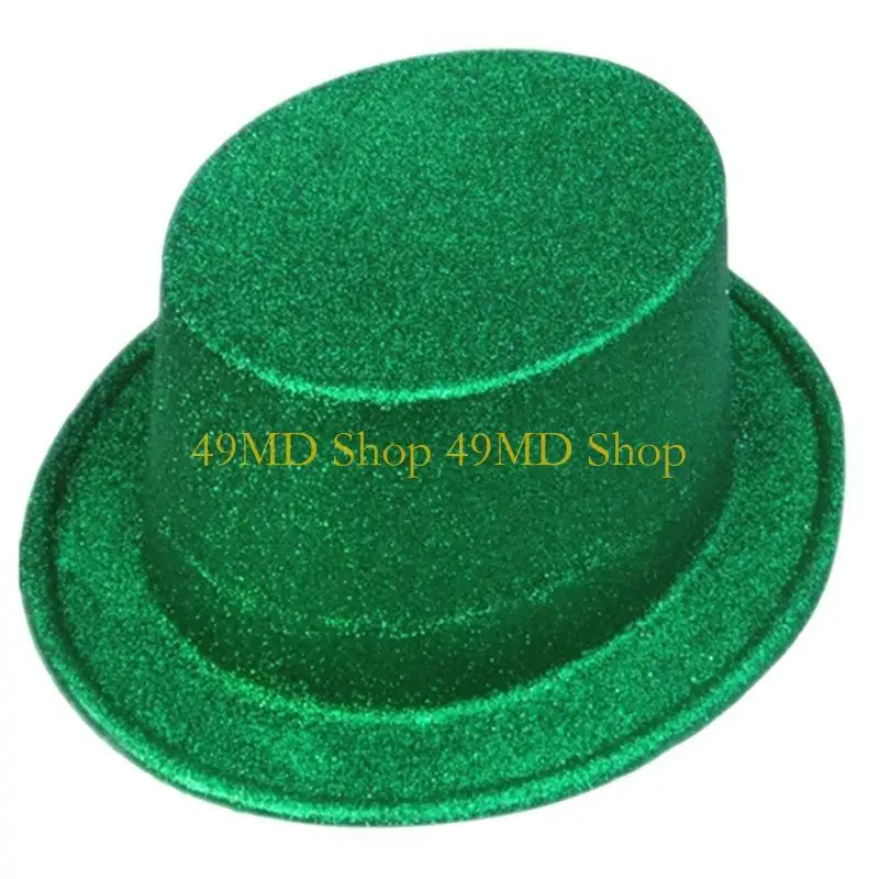 49MD Glitter Pork Pie Hat hat Hat Magician Top Hat Bowler Top Hat Hat Magician Performed Hat