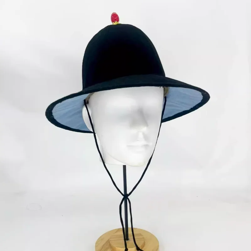 Imitation Ming Style Big Hat Chinese Style Retro Autumn and Winter Outdoor Hat