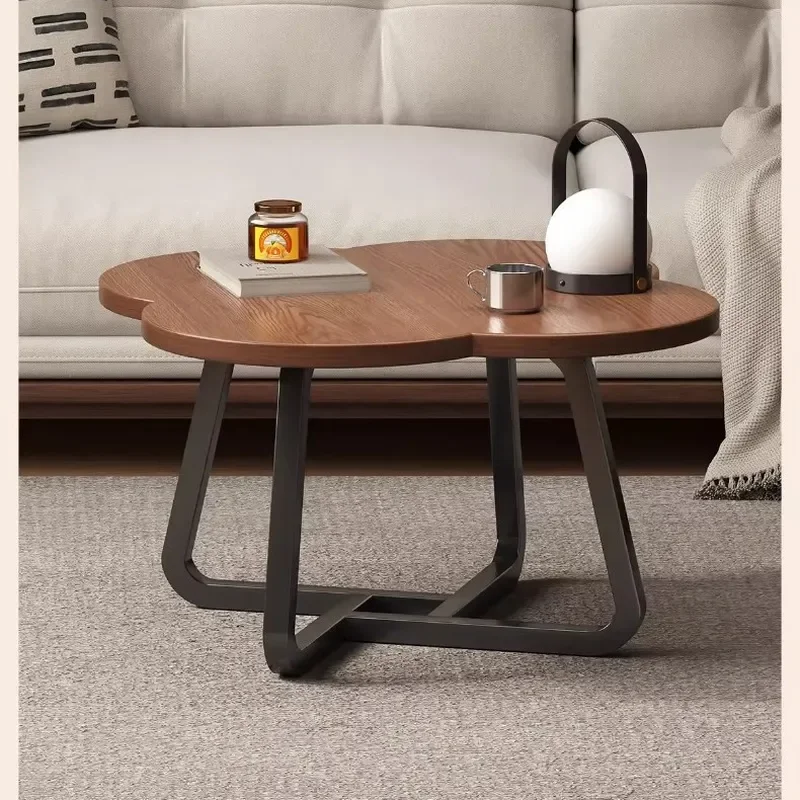 for Simple Corner Side Cabinet Balcony Small Round Table Coffee Table Sofa Side Table Living Room Household Small Apartment