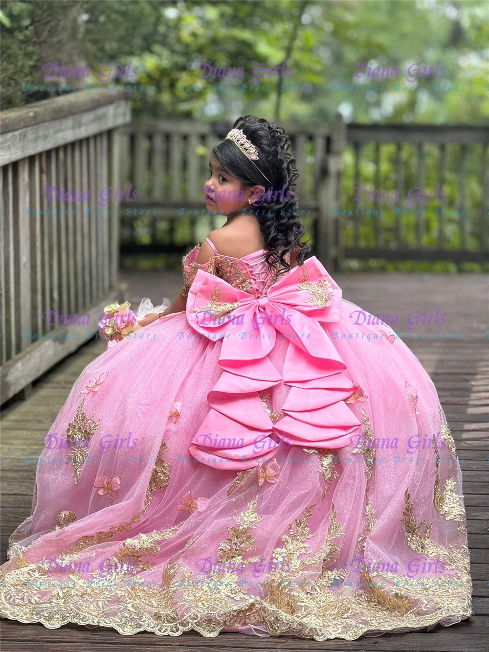 Lovely Flower Girl Dress Pink Tulle Fluffy Quality Applique for Wedding Baby Princess Kids Birthday Party Evening Ball Gowns