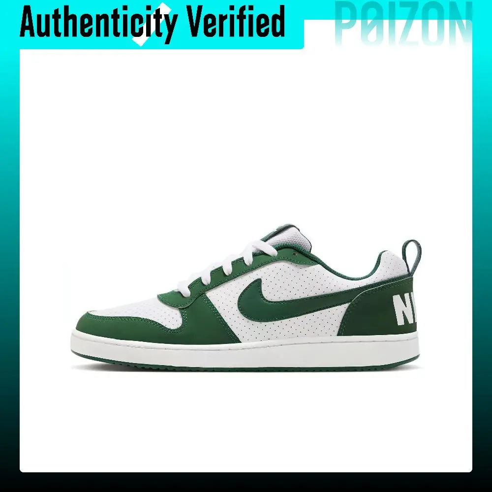 Nike Court Borough Low top Skateboard Shoes Men's White Green FN3440-131