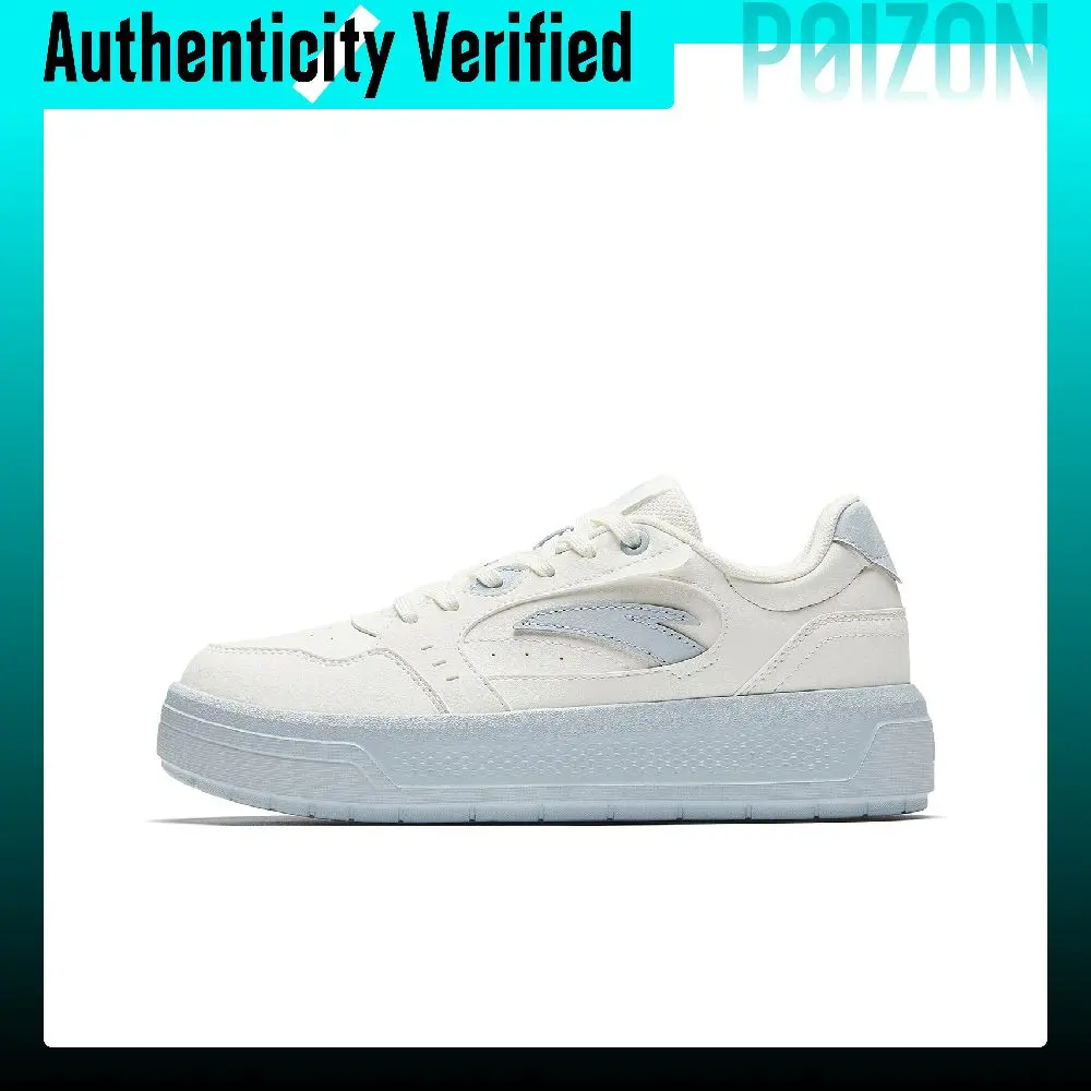 Anta Light Breeze 2 Cushioning Abrasion Resistant Cushioning, Wear Resistant Skateboard Shoes Women's White Blue 922618018-5