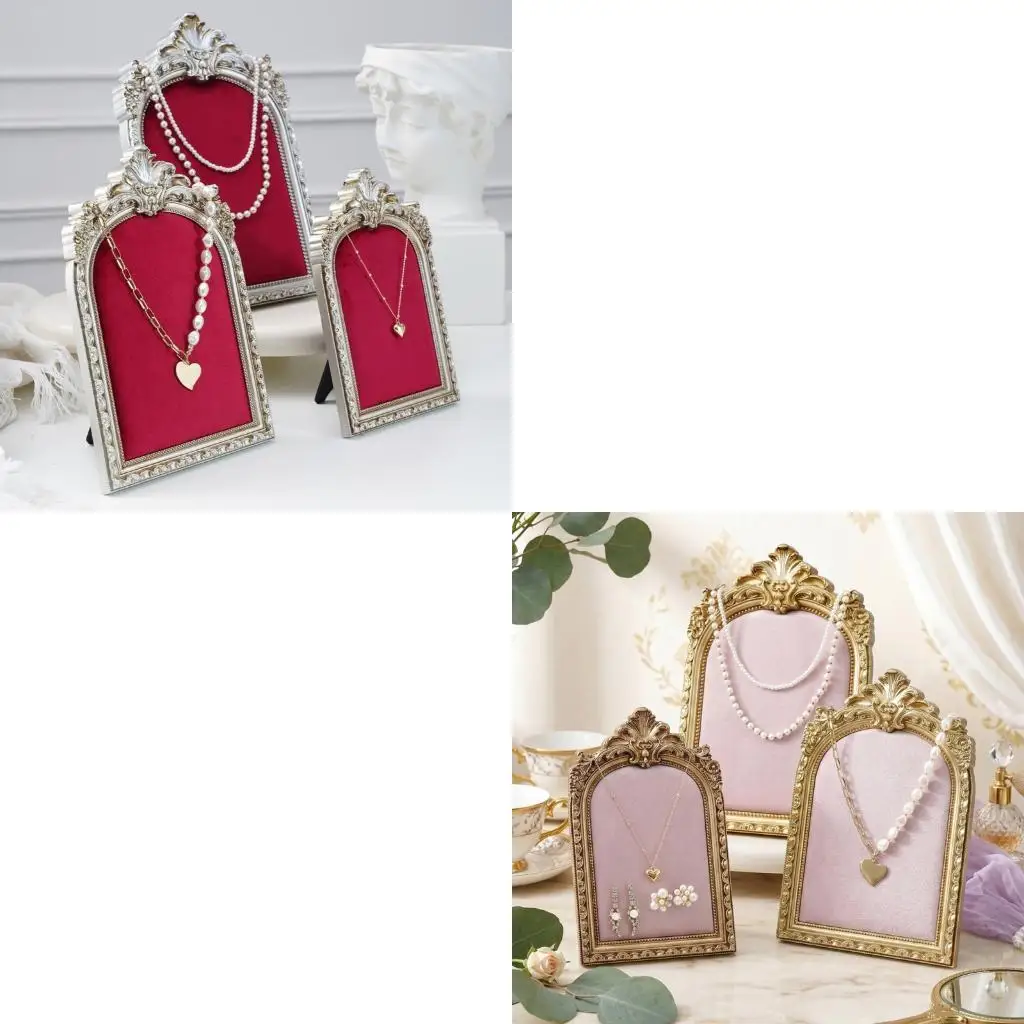 91AF Stylish Resin Decorative Jewelry Stand Antique Themed Suitable for Jewelry Shop