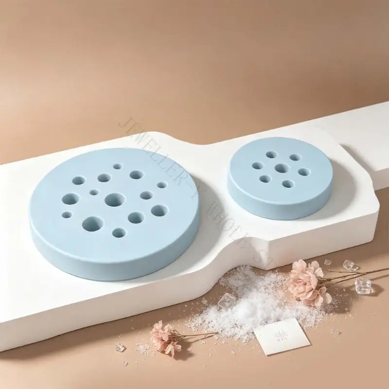 R7UF Silicone Floral Display Mold for Resin Crafters, Round Vase Cover Casting Mold for DIY Flower Arranging Projects