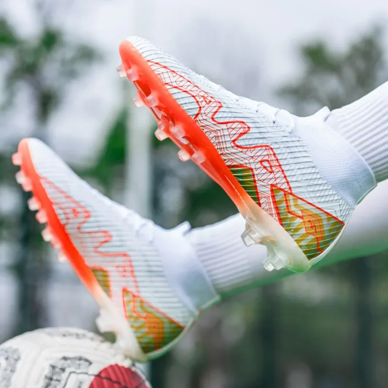 2026 Original Men Soccer Shoes AG/TF Children Football Shoes Youth Football Boots Comfortable Athletic Training Cleat Size 35-45