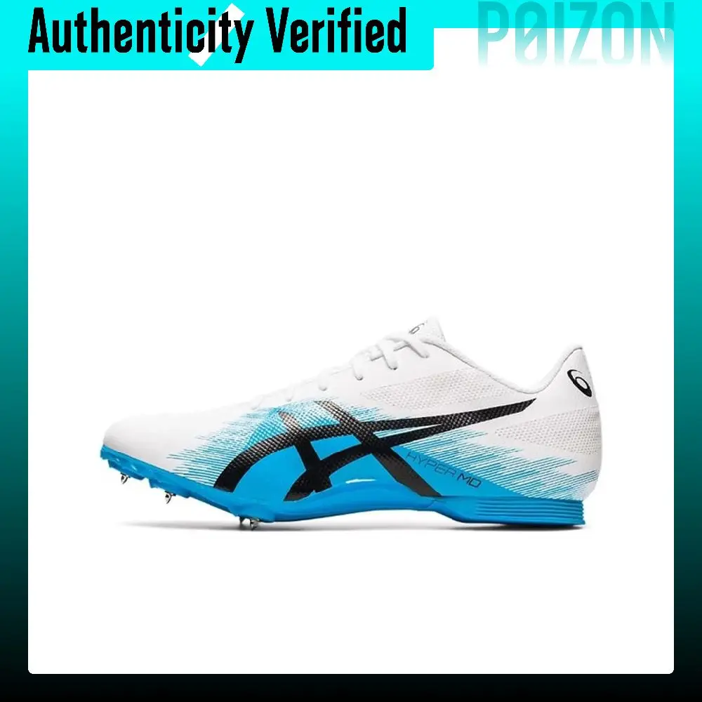 ASICS Hyper MD 7 Running Shoes Unisex Low-top White/Blue 1091A018-402