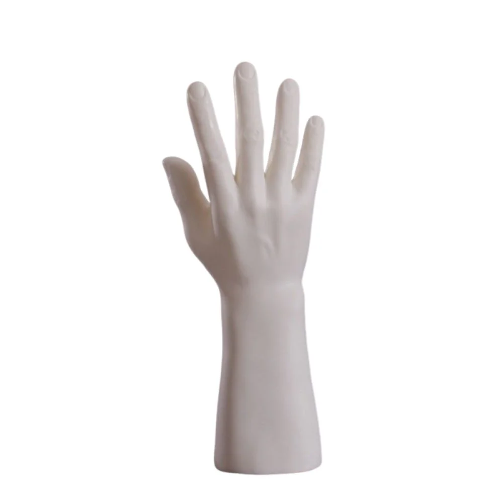 Photography Props Matte Hard Male Hand Model Realistic Durable Hand Display Stand Portable Standing Mannequin Hand Watch Display
