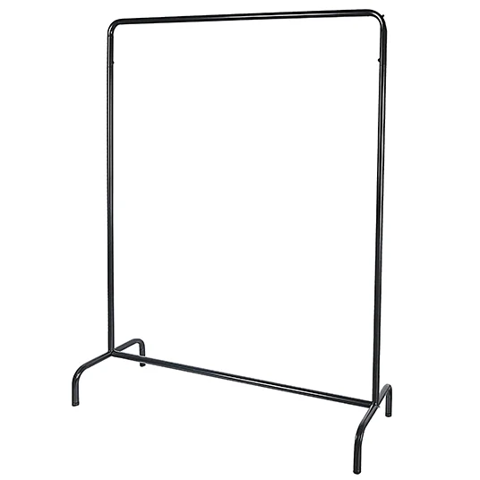 Metal Clothing Rack for Shop / Clothes Display Stand with 2 Balls / Cloth Store Furniturepromote sales