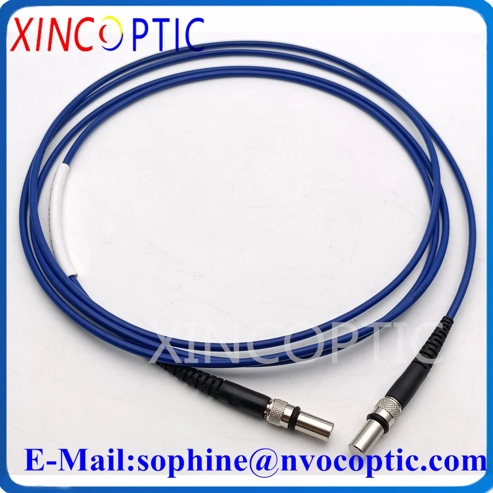 SMA905/FC Hegaxon 405/440um UV Optimized Quartz Fiber Metal Ferrule VIS 200-1100nm 0.22NA 3.0mm 200um 1M Fiber Optic Patch Cord