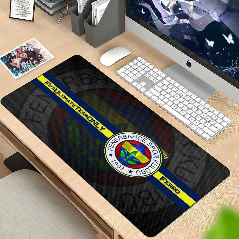 Turkey Fenerbahce SK Large Gaming Mouse Pad Computer Mousepad Gamer Laptop Mouse Mat Office Mausepad XXL Keyboard Mat Desk Pad