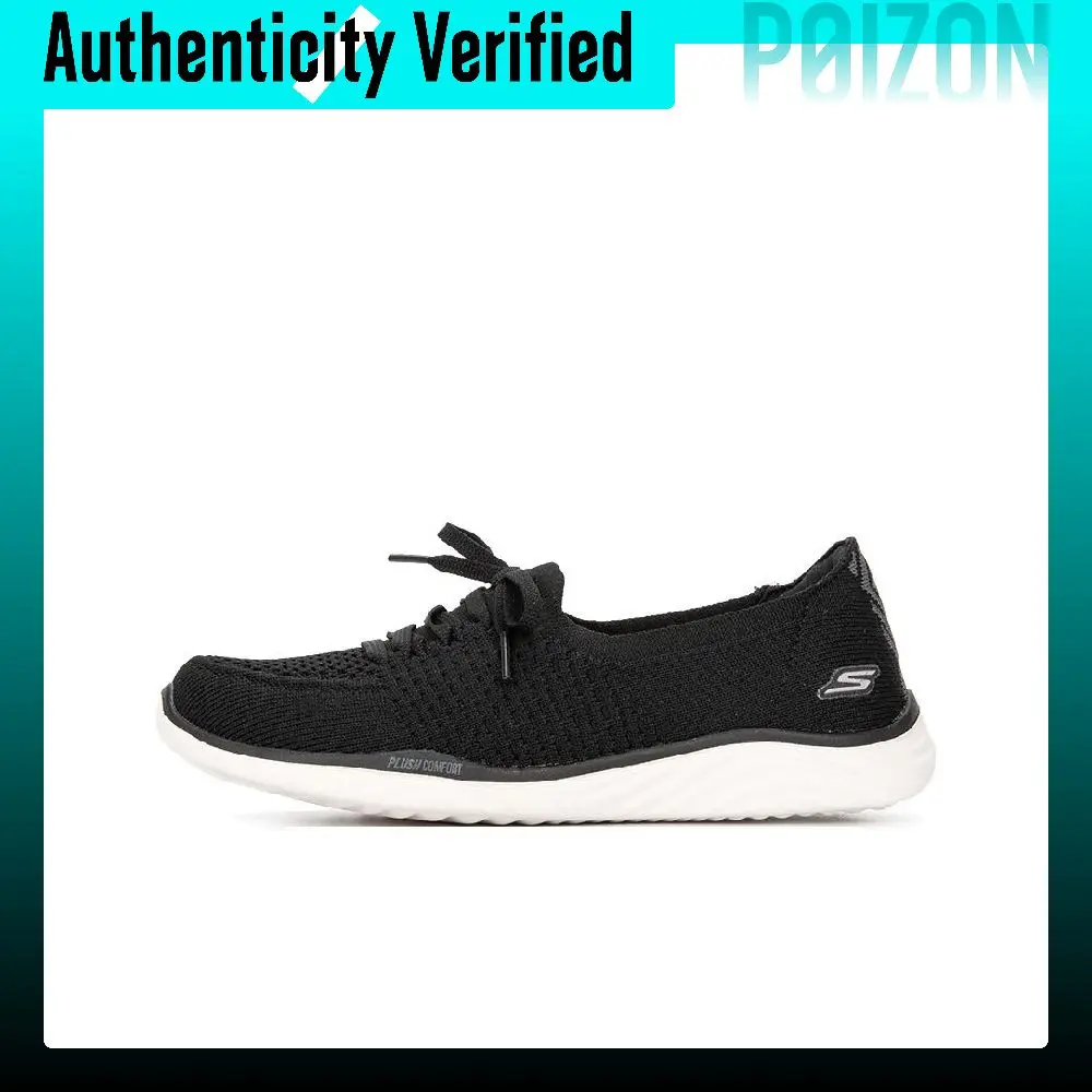 Skechers On The GO Fle Ideal Mesh Sports Abrasion Resistant Abrasion Resistant Low top Casual Shoes Women's Black 137061-BKW