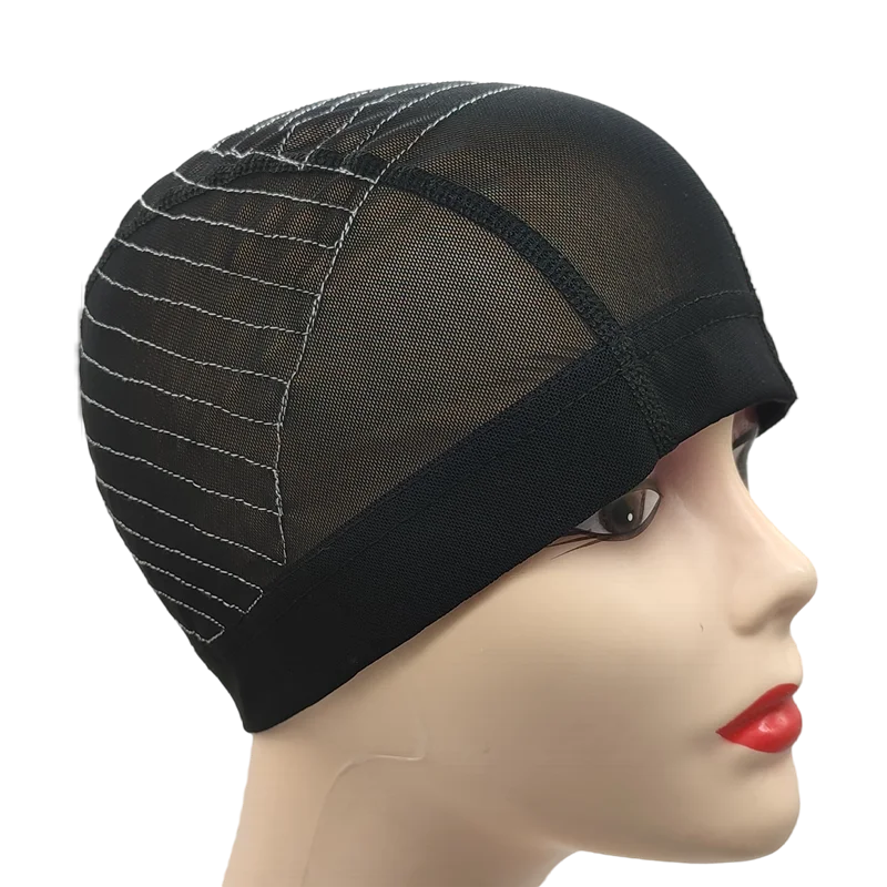 Guideline Map Dome Cap Perruque cheveux humain  hair styling tools  White line 13X4 Mesh wig u part wig cap Wig making  closure