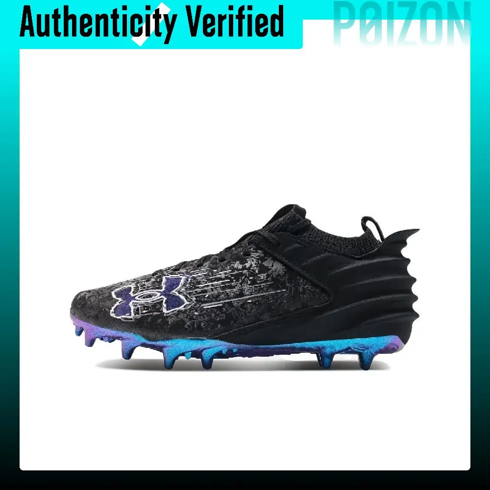 Under Armour Blur Smoke AG Artificial Ground Abrasion Resistant Abrasion Resistant Soccer Shoes Men's Black 3027978-001