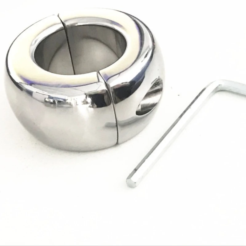 Metal Heavyweight Testicular Pendant Restraint Ring Penile Weight Ring Dildo Ring Adult Fetish Sex Toy