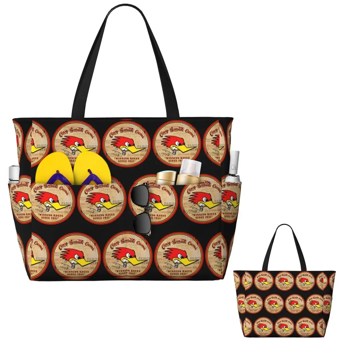 Street Mr.Horsepower Clay Smith Cams Beach Tote Bag Sport Gym Yoga Duffle Large Tote Bag Women Travel Bag Fitness bag
