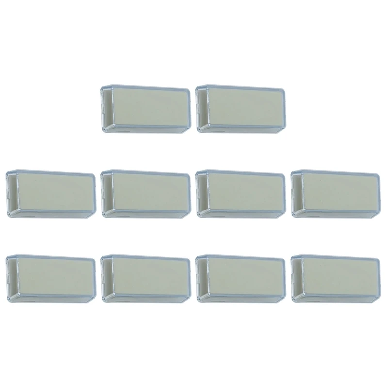D7YC Durable Translucent Key Cap 10 Keys/Set ABS Transparent Mechanical Keyboard Keycap with Removable Protection Cover