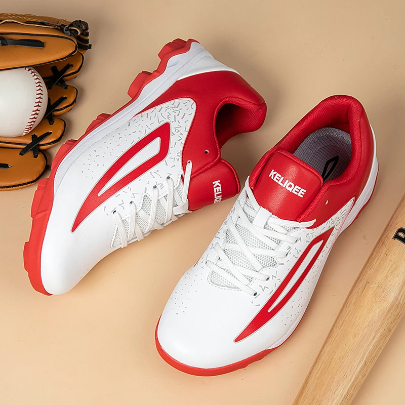 Professional Men Baseball Shoes Leather Gym Training Shoes Mens Designer Baseball Shoe Man Outdoor Lawn Court Shoes