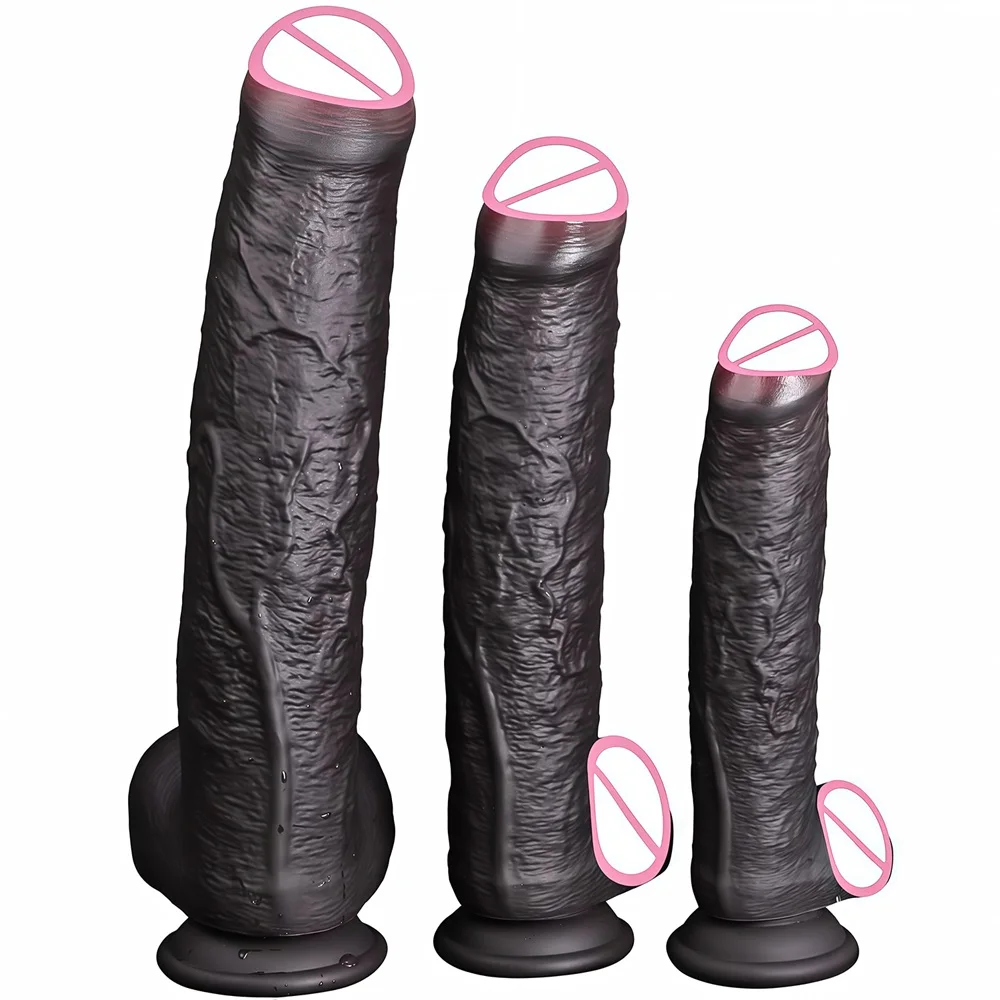 3 Sizes Realistic Anal Dildo Soft Huge Penis Suction Cup Anal Sex Toys For Woman Vagina Adult Masturbator Cock Big Dick Buttplug