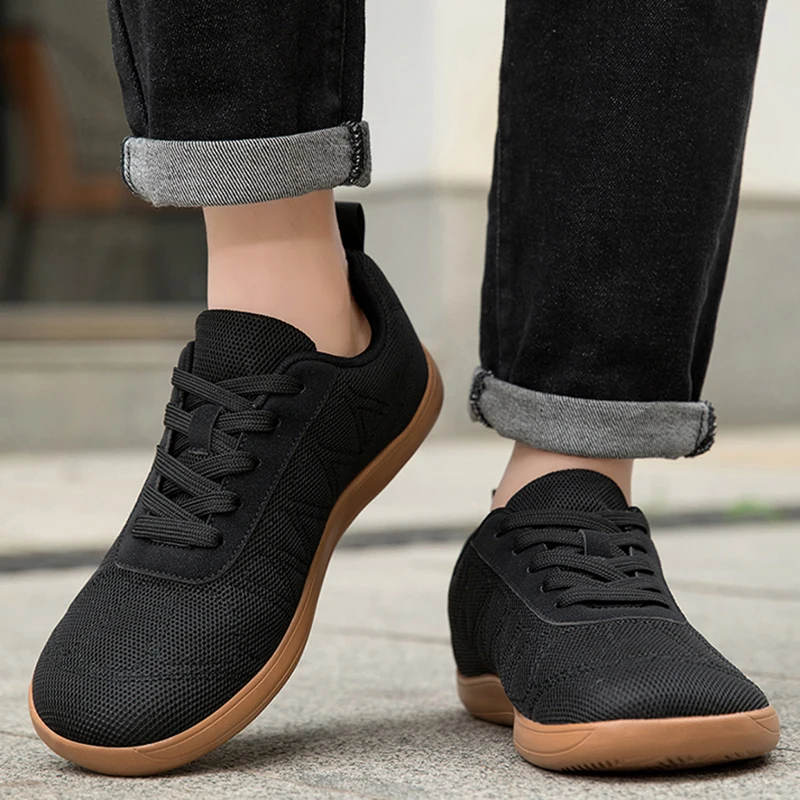 Men's and Women Wide Barefoot Shoes New 2026 Large Size 36-45 Outdoor Gym Training, Slow Running, Walking, Leisure Sports Shoes