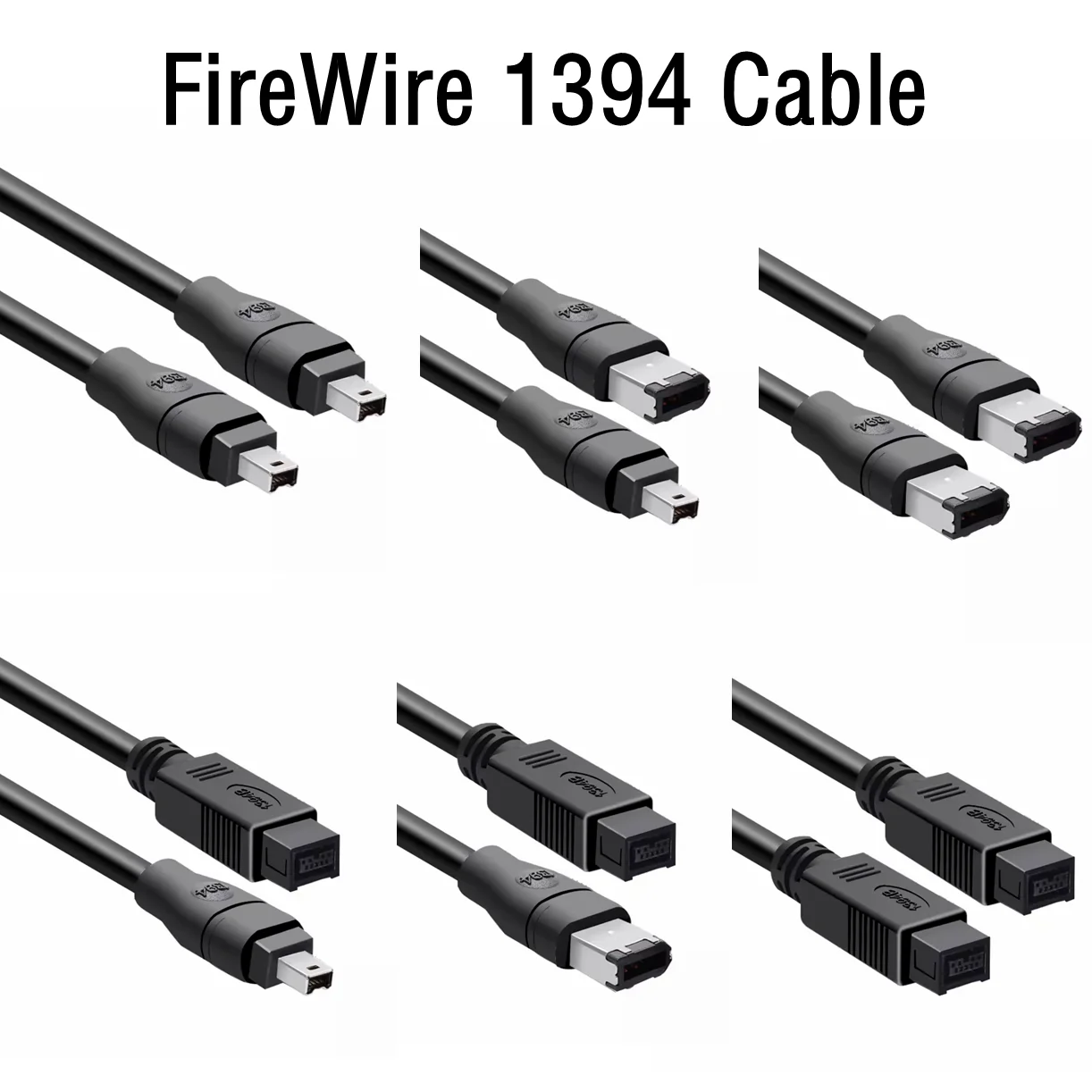 FireWire 800 IEEE-1394B 9pin 6Pin To 6pin 4 Pin To 4 Pin IEEE 1394 For ILink Adapter Cable 4Pin To Firewire 400 Cable 1.8m 3m 5m