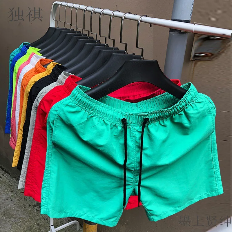 Unisex-Quick-Dry-Loose-Fit-Sports-Shorts-Thin-Beach-Pants-Candy-Color-Casual-Youth-Vitality-Breathable-Lightweight-Summer-Shorts