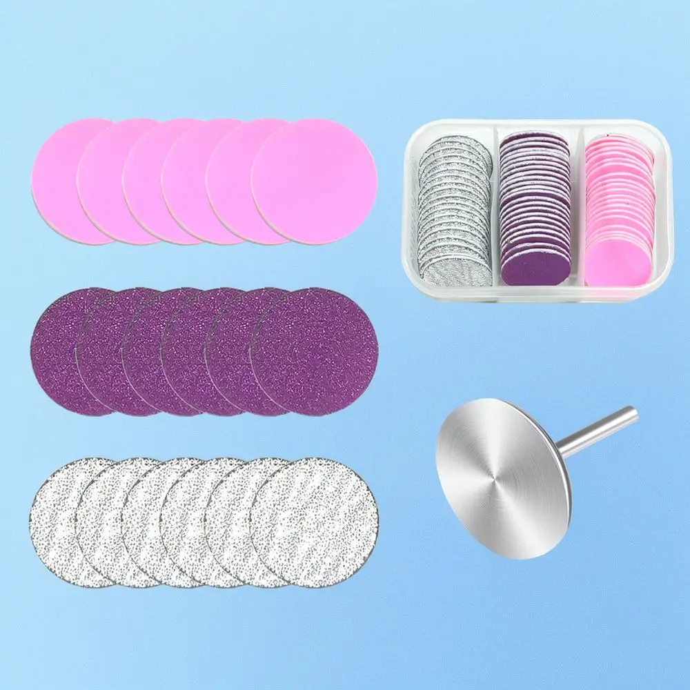 Nail Art Polishing Files Set Replacement Sanding Pads For Manicure Pedicure Drill Tools Foot Callus Dead Skin Remover