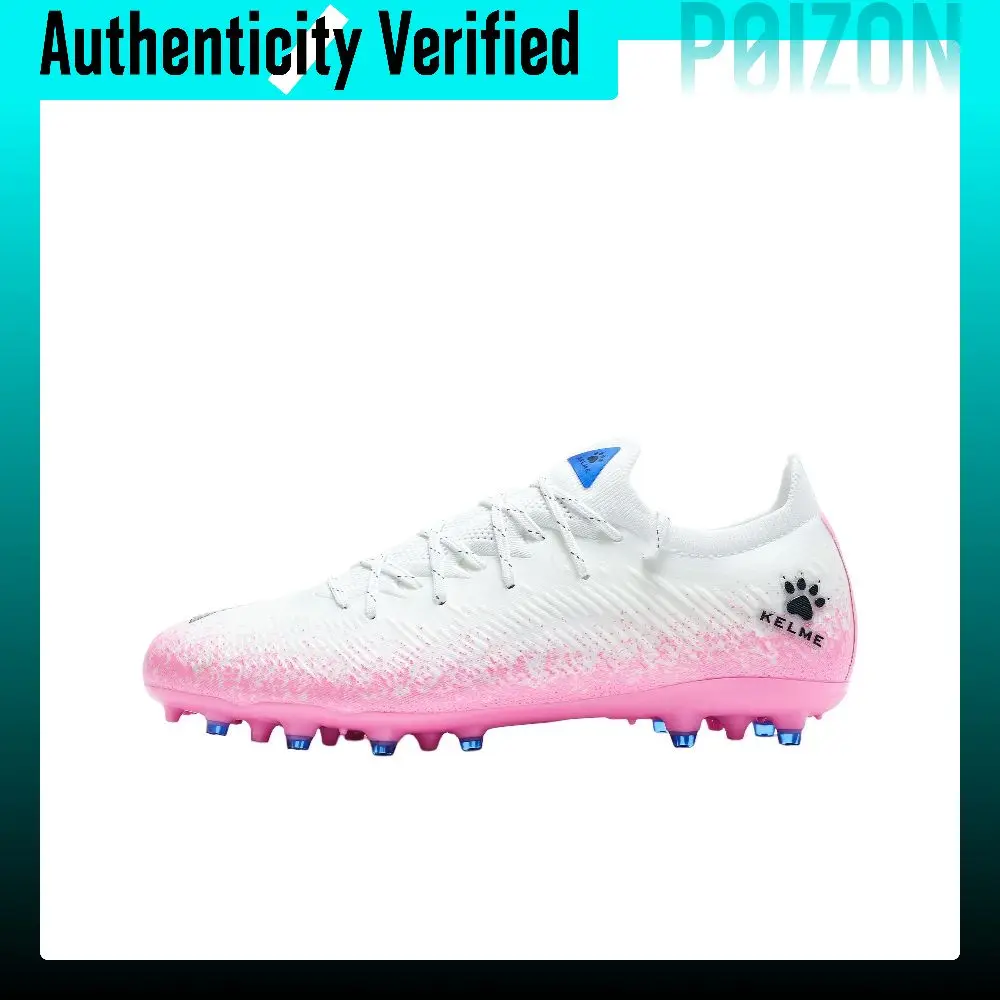 KELME Gale 2.5 MG Multi Ground Soccer Shoes Unisex White Pink 9332ZX1184-