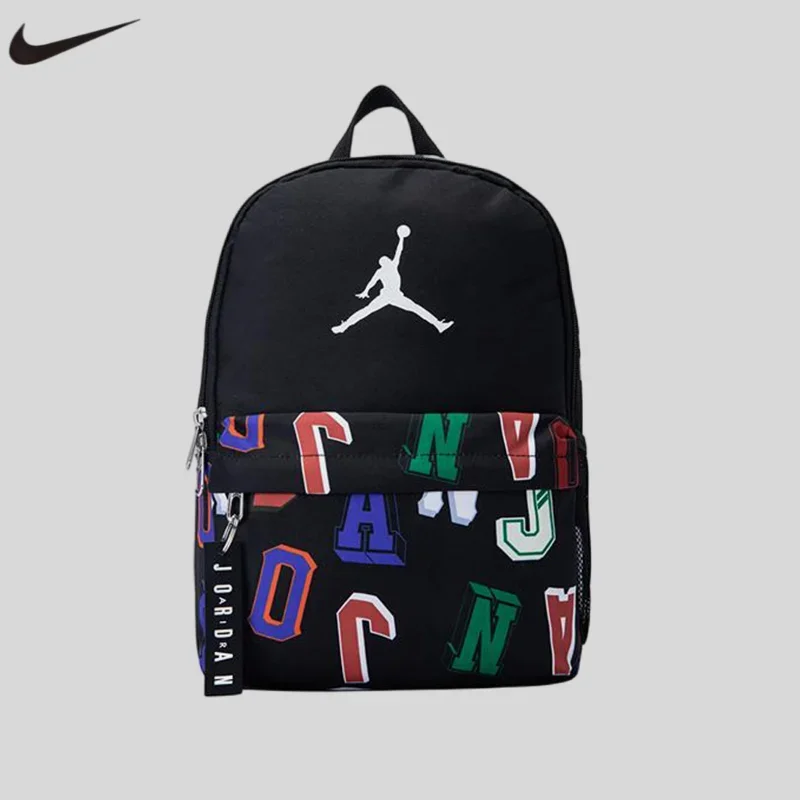 Nike JORDAN Unisex Outdoor Travel Backpack Lightweight Multi Pocket School Gym Commuter Daypack JD2513068TD-003