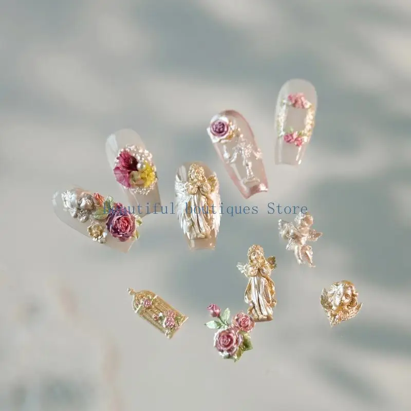 U4LF Relief Art Mold for Angel Charms, Resin Pieces and DIY Making