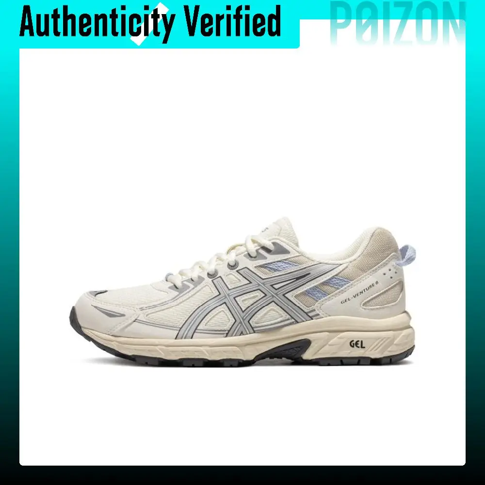 ASICS Gel Venture 6 Comfortable Textile, Synthetic Leather Cushioning Abrasion Resistant Cushioning, Wear Resistant 1012B359-101