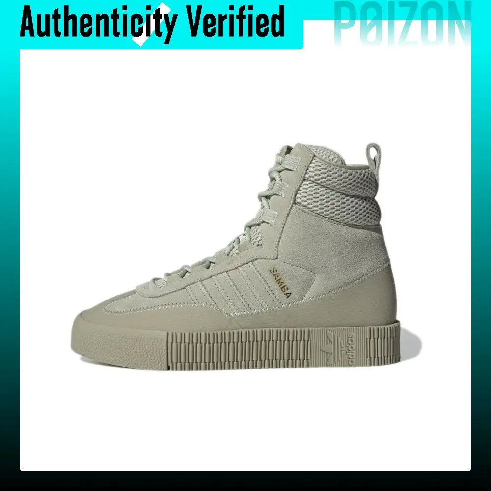Adidas Originals Samba German Army Trainers Women's High-top Green GZ8108