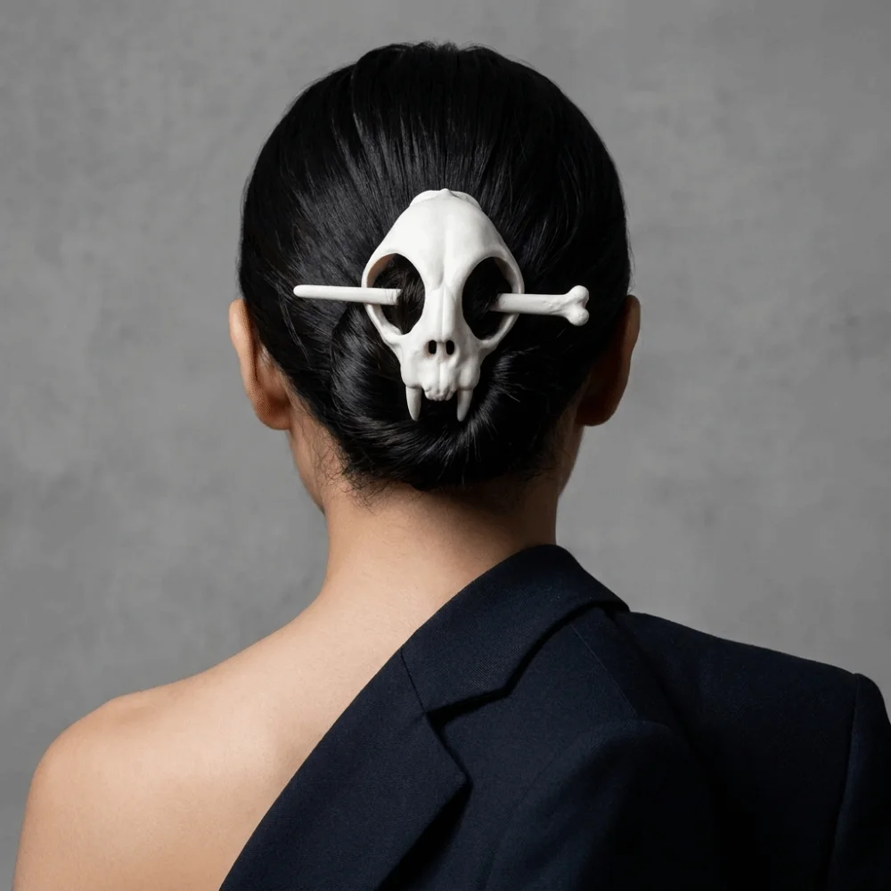 Gothic Hair Sticks Solid Structure Lightweight Hair Accessories Smooth Structure Portable Decorative Headwear Daily Matching