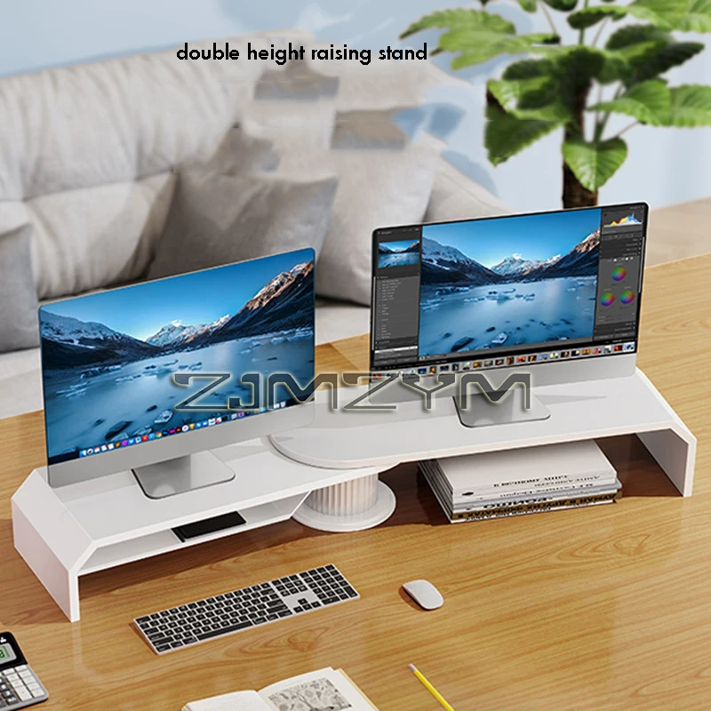 Computer Monitor Stand With Dual-screen Swivel Laptop Stand Desktop Monitor Stand For Home Office