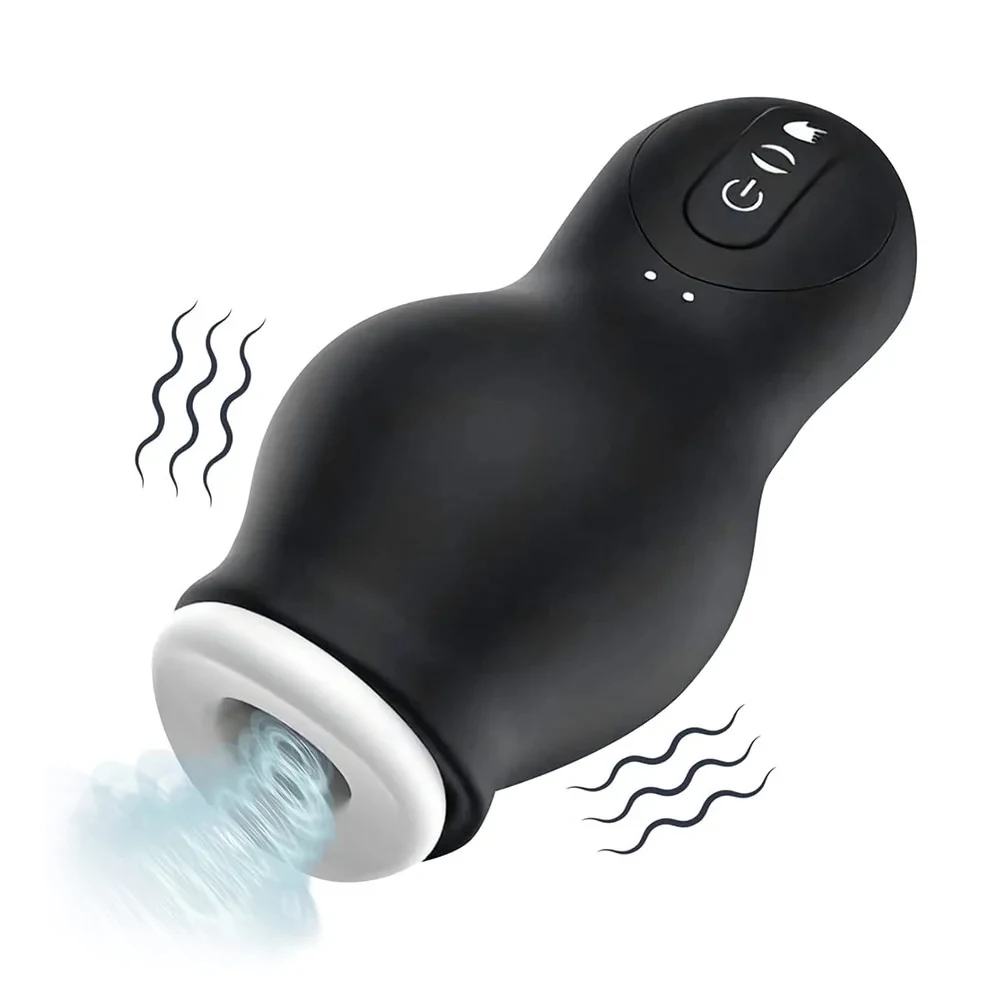 Automatic Male Masturbator Vagina Pussy Sucking Vibration Massager Real Penis Blowjob Masturbation Cup Adult Sex Toys For Men18