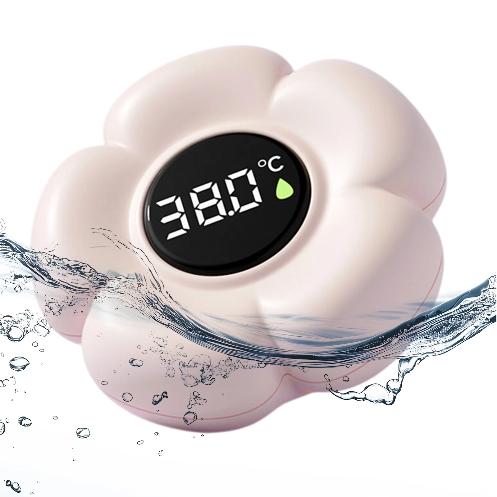 Digital Water Temperature Thermometer with LED Display & Color Alerts Digital Floating Water Thermometer for Infants
