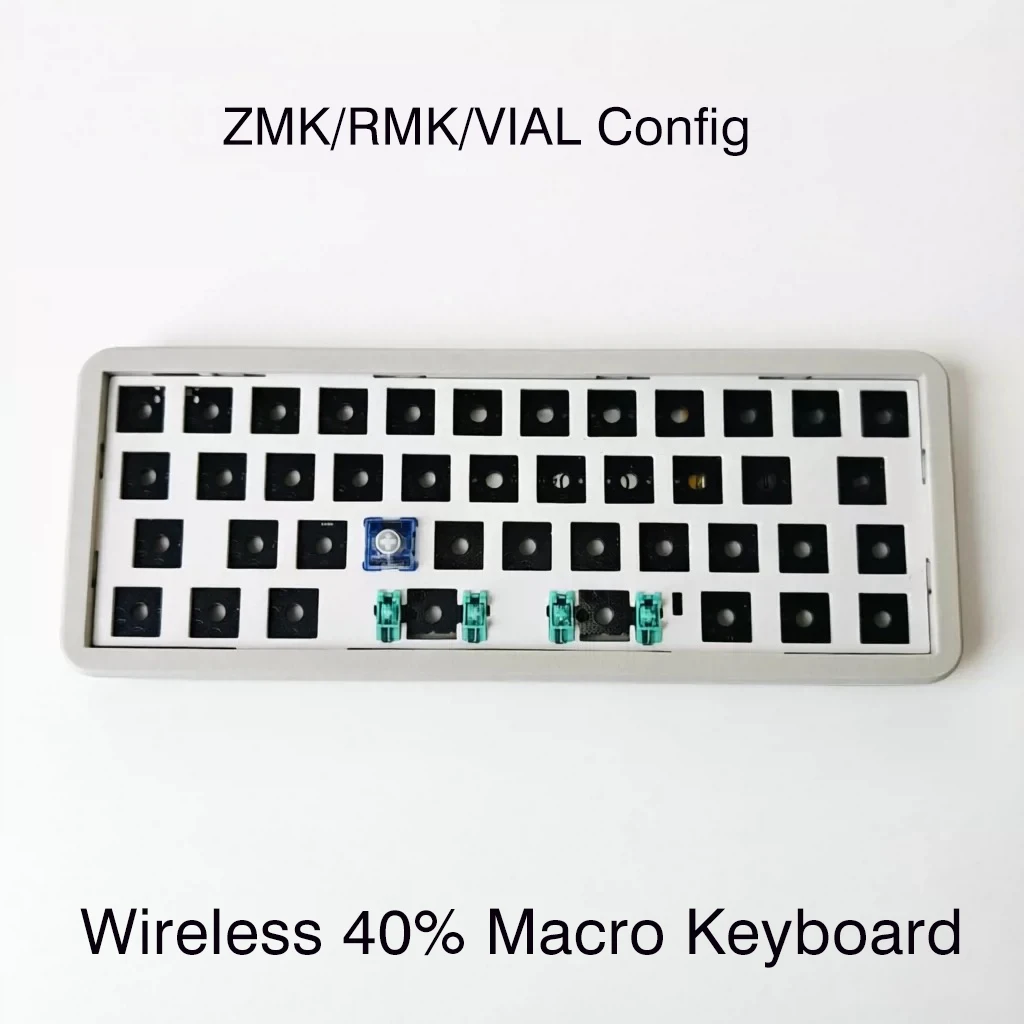40% Bluetooth Dual-mode Low Profile / MX Switch Wireless Mechanical Keyboard Kit ZMK / RMK Dual Firmware 3D Printing Mini Keypad