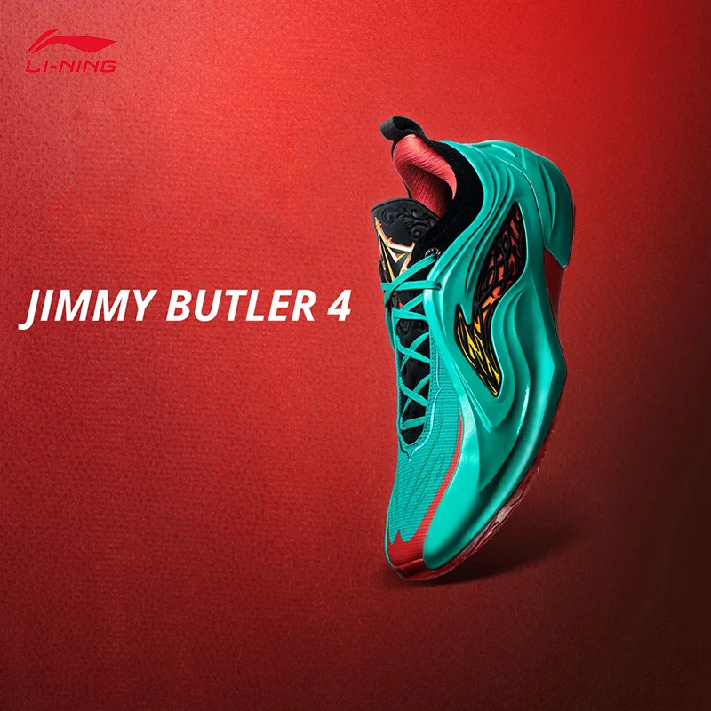 LI-NING JIMMY BUTLER 4 Men's Basketball Shoes Professional Competition shoes Breathable Sports Shoes ABAV089