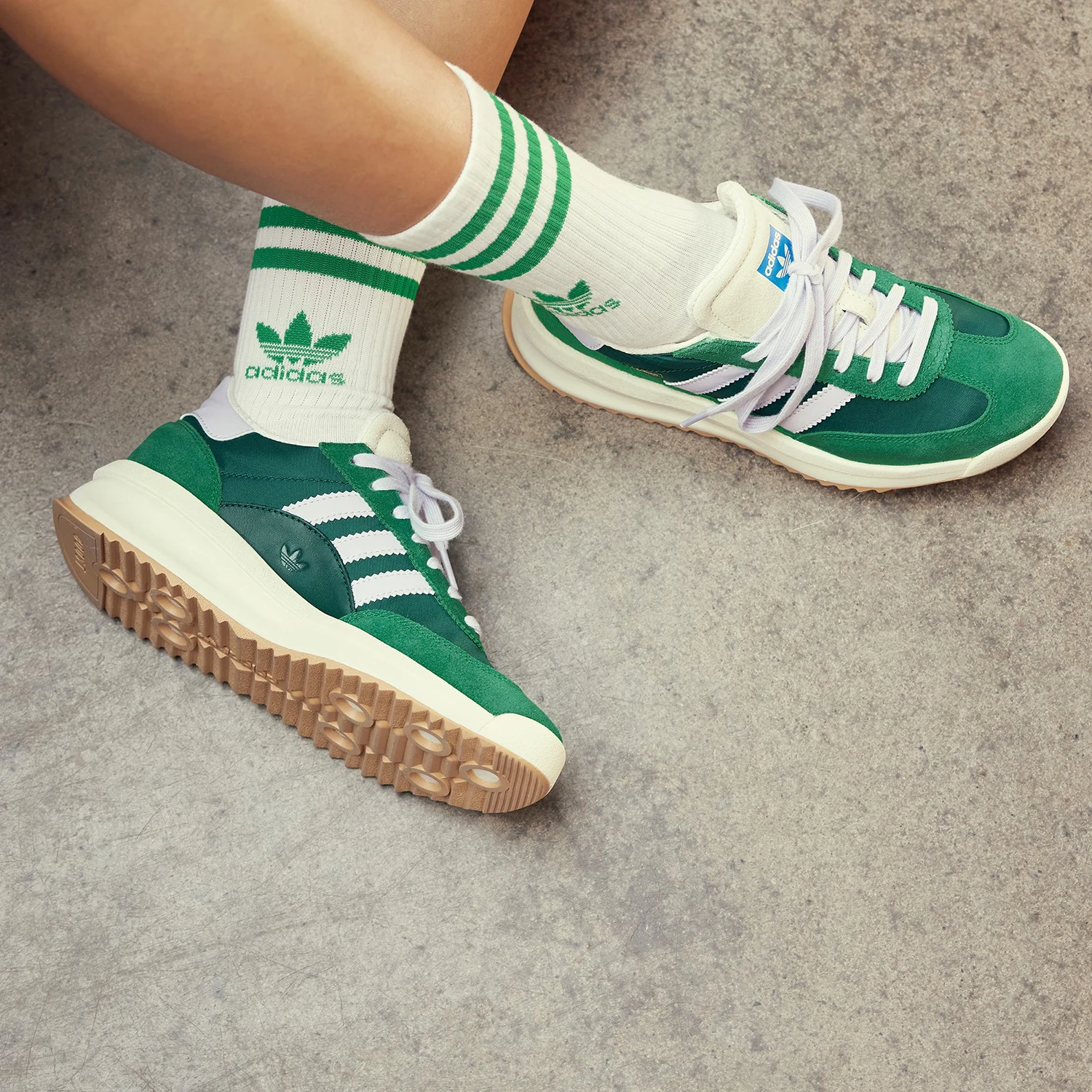 Adidas genuine clover women's retro lightweight and durable sports shoes IH7993