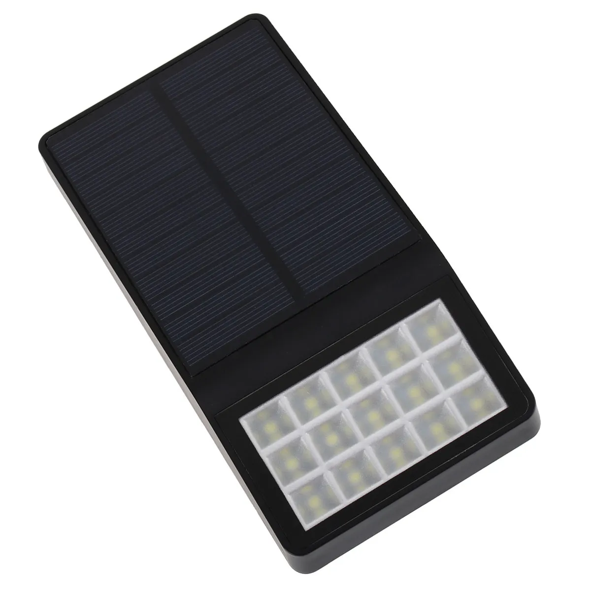15 LED Solar Wall Light Light-operated Garden Solar Garden Light LED Solar Wall Light Fence Light for Indoor Outdoor Bathroom Of