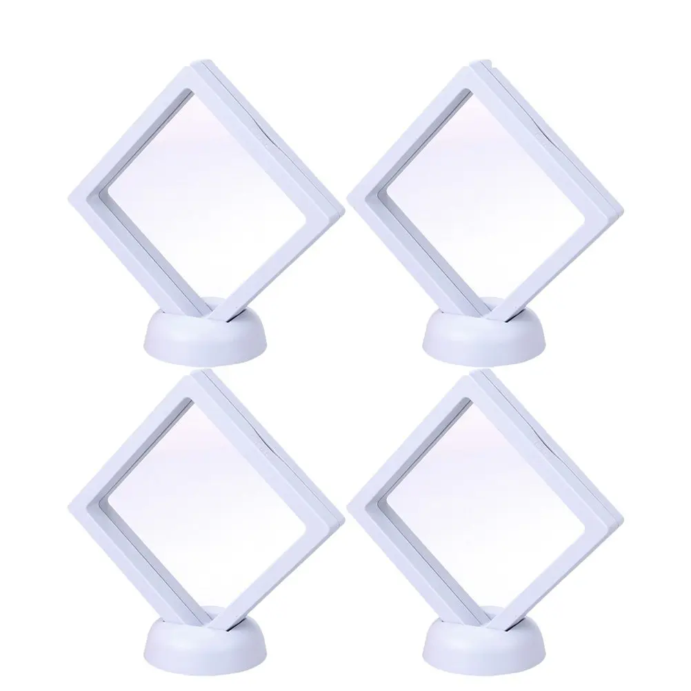 4 Sets Jewelry Display Case  Sturdy Multi-Use Rack for Store, Window & Tabletop Exhibition