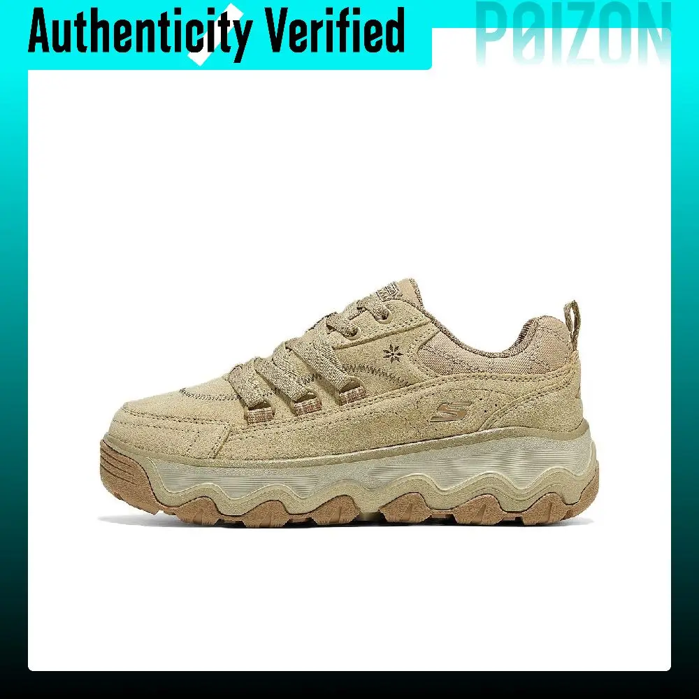 Skechers Puffy Shoes Low-top Casual Shoes Women's Yellow 180556-SAND