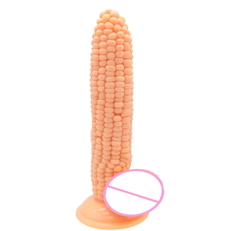 1Pc Particles Stimulate Corn Dildo with Suction Cup Butt Plug Sex Sexuales Adult Anal Plug Erotic Mens Masturbator Pleasure