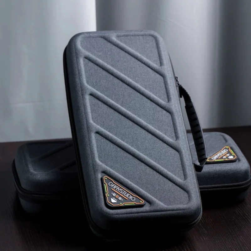 Space65 Keyboard Storage Bag Custom 38x17x7.5cm Hard Shell Handheld Briefcase-style Portable Peripheral Bag Keyboard Accessories