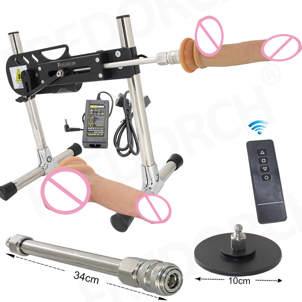 FREDORCH SEX MACHINE for Couple With Remote Control Sex Macine for Women Sex Toys Love Machine  80W Adjustable 3-9CM Stroke