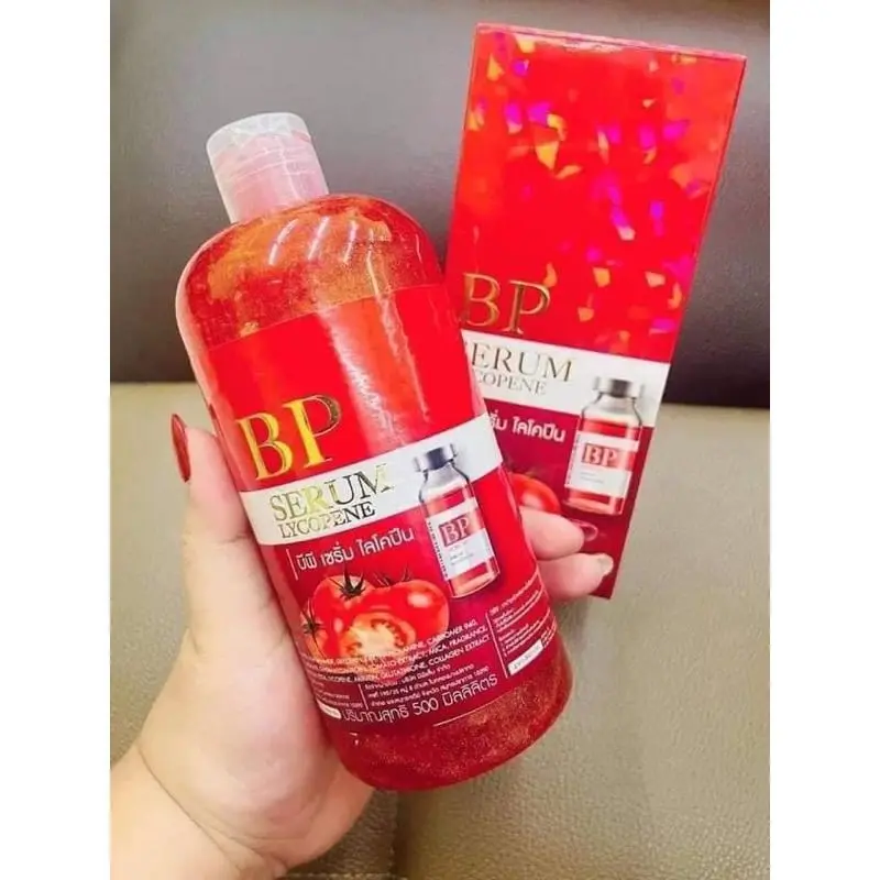 BP Tomato Body Lotion 500ml, Brightening & Spot Correcting, Fades Stretch Marks & Hydrates, Awakens Skin, Multi-Action Formula
