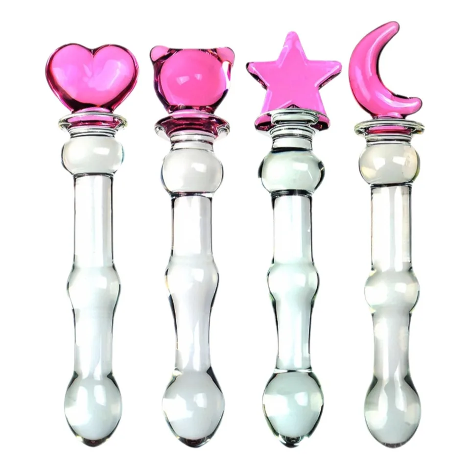 Glass Anal Plug Butt Plug Dilator Prostate Massager G-spot Stimulation Anus Beads Sex Toys For Women Man Gay Adult Supplies