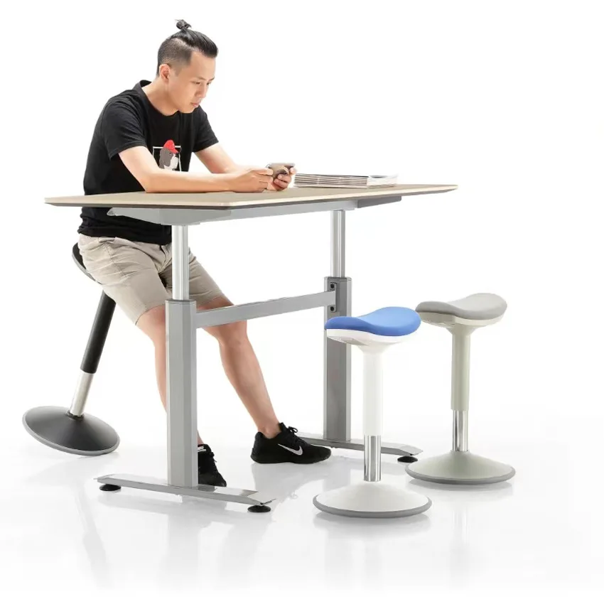 Vertical Lift Office Chair Reception Leisure Chair Non-tilting Rocking Chair Saddle Chair Home Ergonomic Chair Station